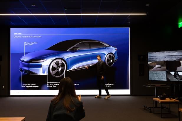 Samsung’s ‘The Wall’ Powers Lucid Motors’ Cutting-Edge Vehicle Design Studio